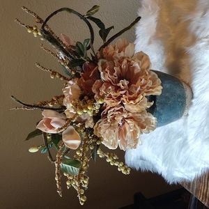 Silk flower arrangement